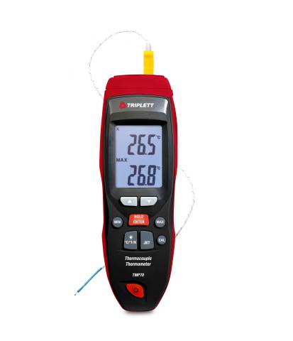 Triplett TMP70 Single Input Type K, J, T Thermocouple Thermometer