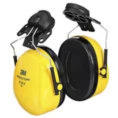 3M H9P3E PELTOR&trade; Optime&trade; 98 Earmuff, 23 dB NRR, Yellow, Cap Mount