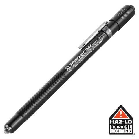 Streamlight 65022 Stylus&reg; Flashlight, 3 AAAA, 2 lumens, Black