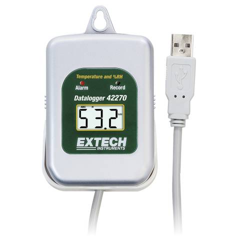 Extech 42275 Temperature/Humidity Datalogger Kit with PC Interface