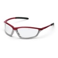 MCR SH142AFC Shock™ Safety Glasses (Crimson/Stone Frame) Gray, Anti-Fog