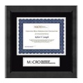 Church Hill Classics 202907 Certificate Edition Banner Frame in Arena with Black and Silver Mats