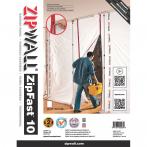 ZipWall® ZF10 ZipFast™ 10′ Panel - Non-Flame Retardant