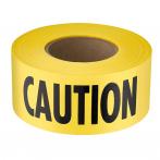 Empire Brand 272-71-1001 Safety Barricade Tape, 3 in x 1,000 ft, Yellow, Caution - 1/Roll
