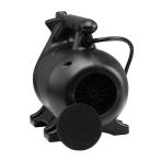 XPOWER A-12 Professional Car Dryer Blower with 2 Heat Settings and Mobile Dock with Caster Wheels