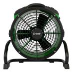 XPOWER X-34AR 1/4 HP 1720 CFM Variable Speed Sealed Motor Industrial Axial Air Mover - Green