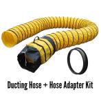 XPOWER 16DHK 16" Axial Fan Ducting Hose Adapter Kit