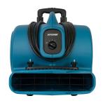 XPOWER P-630HC 1/2 HP 2980 CFM Air Mover, Dryer, Fan, Blower with Telescopic Handle, Wheels, Carpet Clamp