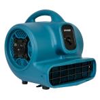 XPOWER X-400A 1/4 HP 1600 CFM 3 Speed Air Mover, Carpet Dryer, Floor Fan, Blower with Built-in Power Outlets