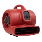 XPOWER X-600A 1/3 HP 2400 CFM 3 Speed Air Mover - Red