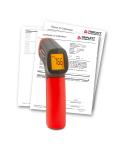 Triplett IRT225-NIST 10:1 Mini IR Thermometer and Cert. of Traceability to NIST