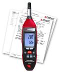 Triplett RHT80BT-NIST Psychrometer with Dew Point/Wet Bulb and Bluetooth includes Certificate of Traceability to NIST.