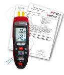 Triplett TMP72-NIST Dual Input Thermocouple Thermometer with Certificate of Traceability to NIST