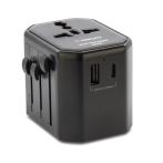 Triplett UA100A World Travel Adapter with USB-A and USB-C (10A, 2500W)