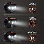Klein Tools 56064 Rechargeable Headlamp with Silicone Strap, 400 Lumens, All-Day Runtime