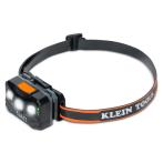 Klein Tools 56064 Rechargeable Headlamp with Silicone Strap, 400 Lumens, All-Day Runtime