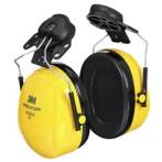 3M H9P3E PELTOR&trade; Optime&trade; 98 Earmuff, 23 dB NRR, Yellow, Cap Mount